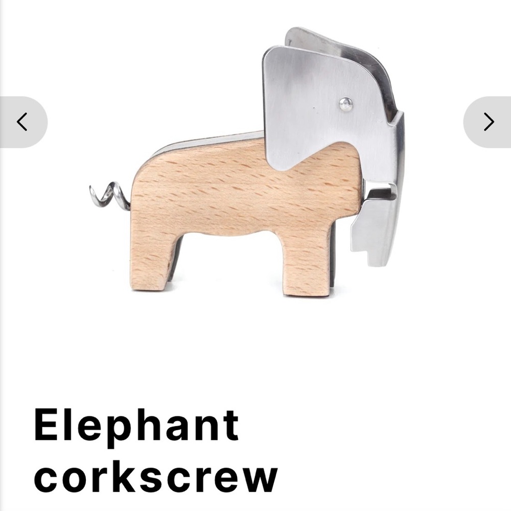 Kikkerland Elephant Corkscrew